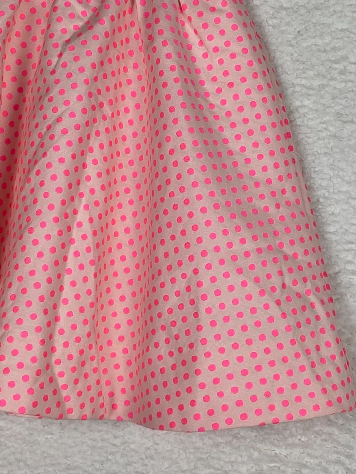 Falda Patinadora Kate Spade Niña 12 Rosa Neón Lunares Forrada Trasera Cremallera Dorada Foto 3 de 4