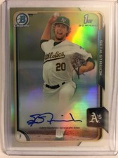 Seth Streich 2015 Bowman Chrome Prospect Auto Refractor 231/499 +base Auto!