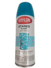 Krylon Stained Glass Aerosol Paint, 11.5 Ounce, Soft Blue