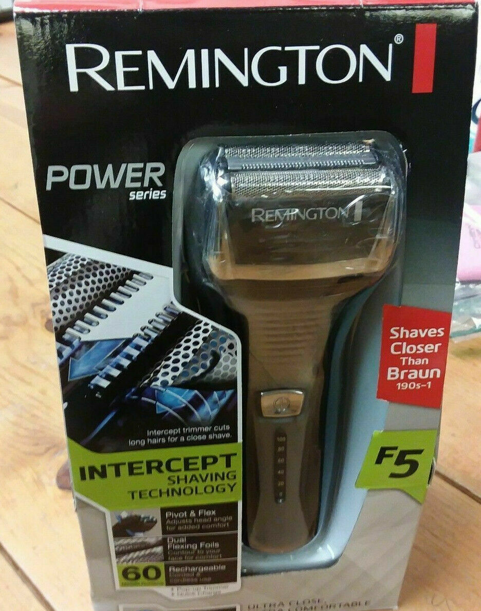 Remington F5 F5800 Rechargeable Cordless Pivot Flex Foil Men's