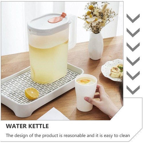 Cold Water Jug Cold Water Kettle Fridge Pitcher Lemonade Pitchers Water Jar - Picture 3 of 12