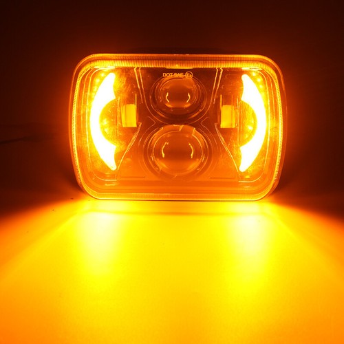 7x6" Led Projector Headlight Hi/Lo Halo DRL for Ford F-150 F-250 F-350 Trucks - Picture 5 of 14