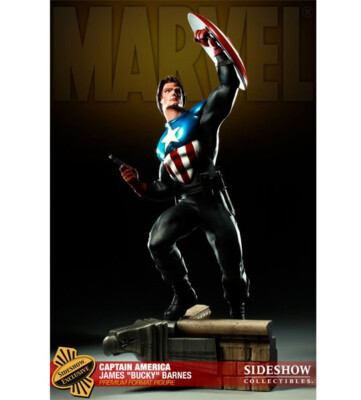Sideshow EXCLUSIVE Captain America James Bucky Barnes Premium Format Statue New