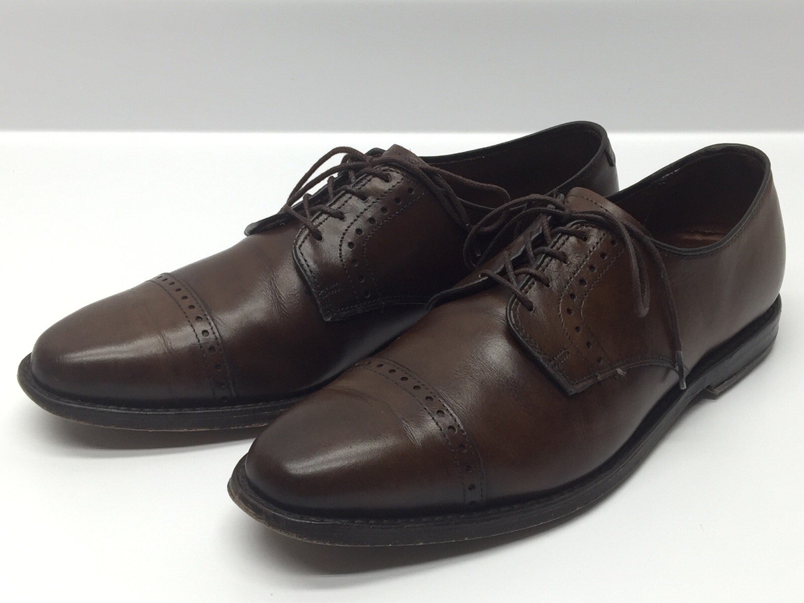 SAOLA Scarpe eleganti da uomo Allen Edmonds Clifton Derby stringate 9 D marrone