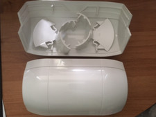 MK Prestige Plus Trunking VTSFECL WHI Flexible External Corner 