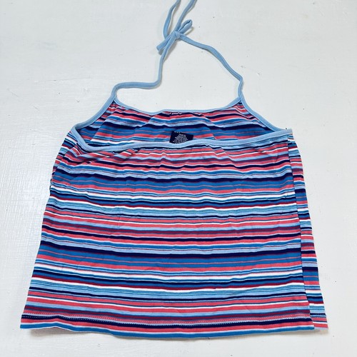 Tommy Jeans Halter Tank Top Stripped Cotton Girls Size L - Picture 7 of 7