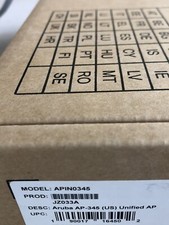 JZ033A HPE Aruba AP-345 US Unified Access Point HPE Retail BRAND NEW sealed