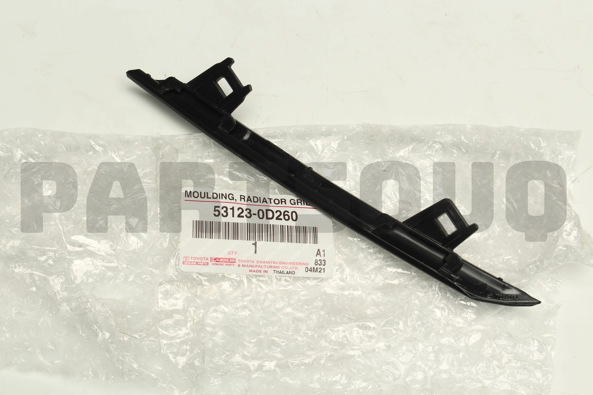 531230D260 Genuine Toyota MOULDING RADIATOR G 53123-0D260 | eBay 