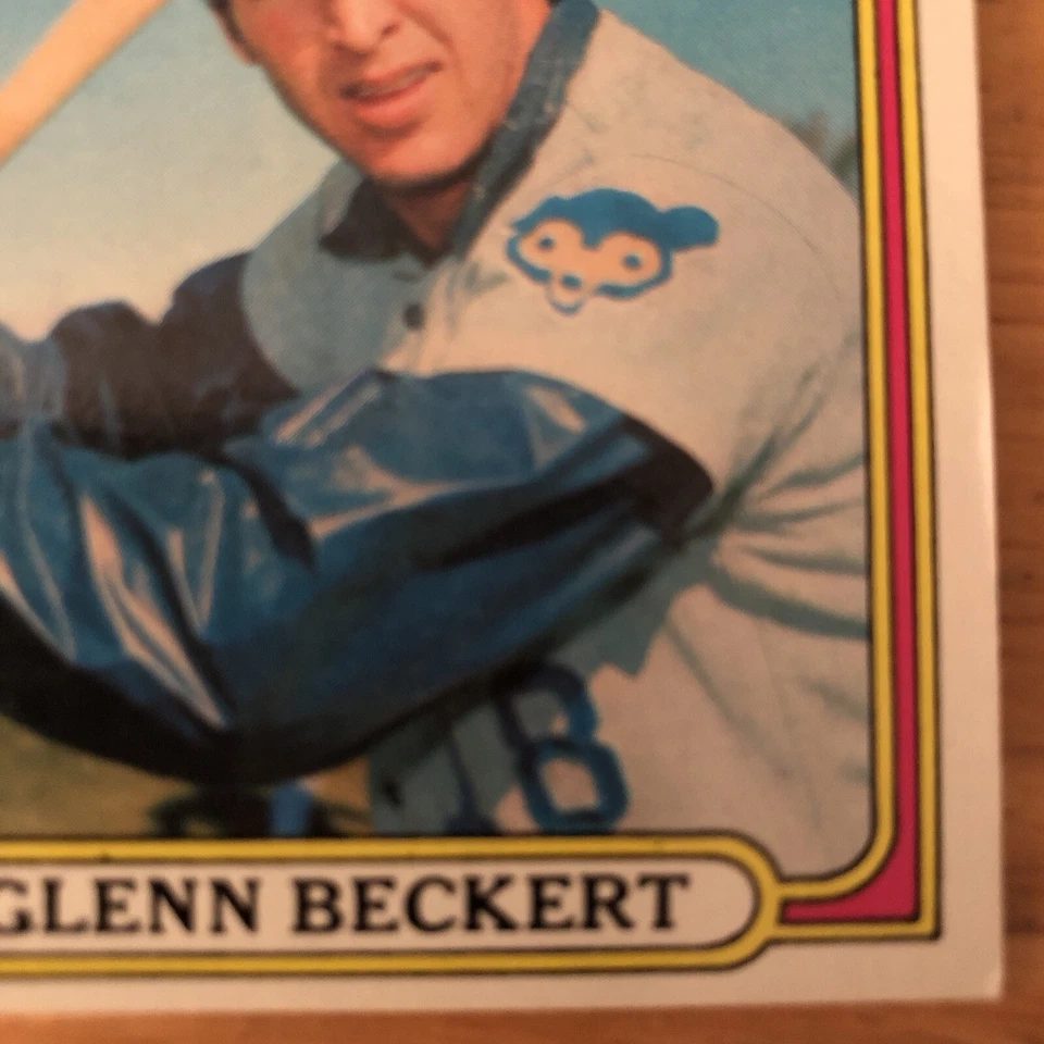 1972 Topps Glenn Beckert cartão de beisebol 45 Chicago Cubs 2ª base baixo a médio grau - Imagem 4 de 4