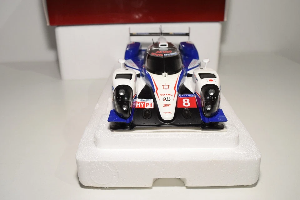 B6 1:18 AUTOART 81416 TOYOTA TS040 HYBRID LE MANS 2014 DAVIDSON BUEMI MIB RARE ! - Photo 4/4