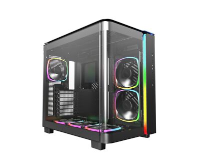 MONTECH King 95 PRO Dual-Chamber ATX Mid-Tower PC Gaming Case, High-Airflow, ...