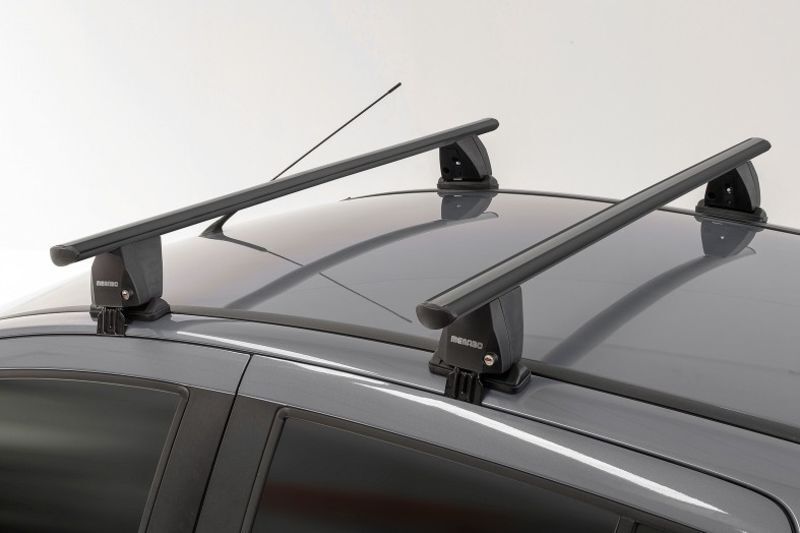 Barres de toit pour Seat Mii 3 portes en aluminium noir dès 2012