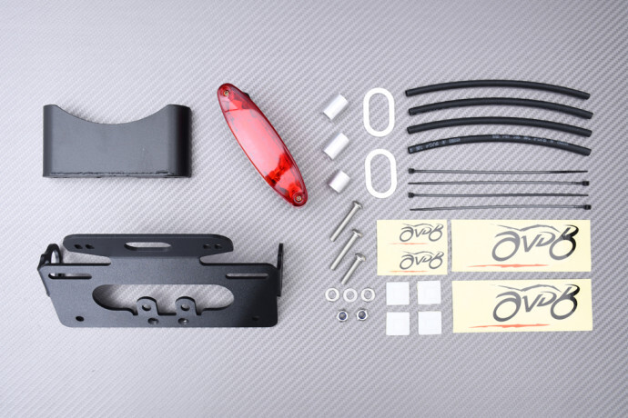 Feu stop rouge et support de plaque pour Honda Rebel CMX 300 en acier robuste