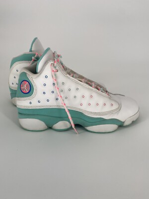 Size 7Y Nike Air Jordan 13 Retro 'Aurora Green' 439358-100 Eager To Sell
