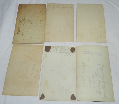 Lot of 6 Vintage RPPC - Real Photo Postcards - Portraits - Picture 6 of 6