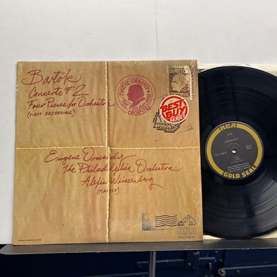 BARTOK PIANO CONCERTO 2 FOUR PIECES WEISSENBERG ORMANDY 1981 RCA GS NM SHRINK LP