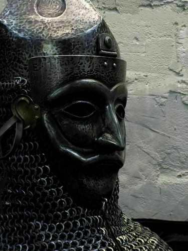 Medieval Knight Mask Ottoman Empire helmet 16Ga full face helmet With chainmail - Picture 6 of 6