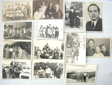 Judaica Collection of 13 orig photos of Jewish people Palestine-Israel 1930-50's