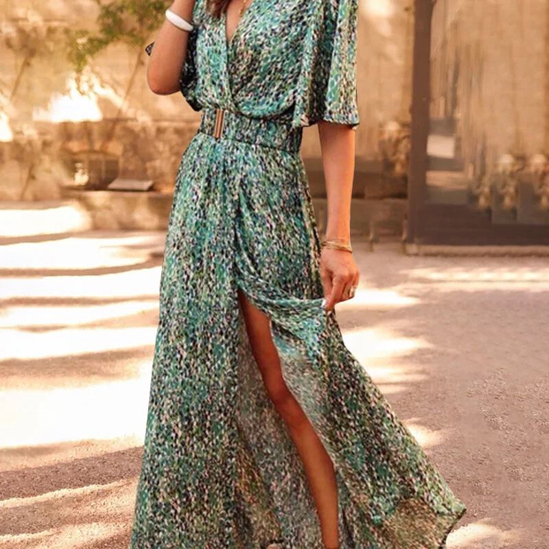 Half short clearance half long dress