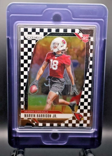 2024 Panini Prizm Marvin Harrison Jr. #375 B/W Checker Checkerboard M1NT Case