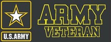 Us Army Veteran Military Bumper Sticker Decal Us Army Veteran Military Bumper Sticker Decal