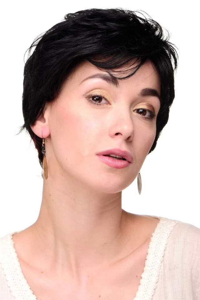 Wig Me Up - Coole Kurze! Damenperücke Perücke wild gestyled schwarz WH9283-1B