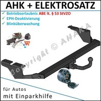 Ahk FüR Citroen C5 Kombi 01-08 AnhäNgerkupplung Eph-Deaktivierung Einparkhilfe