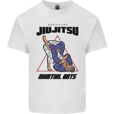 Jiu-Jitsu Word Cloud MMA Kinder T-shirt Gildan 64000b Graphic Print