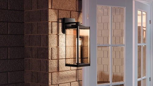 Westover 1-Light Outdoor Wall Lantern in Earth Black - Picture 7 of 7