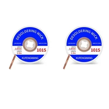 Solder Wick Braid with Flux Super 5ft Length 1mm Width Desoldering Wick Braid...