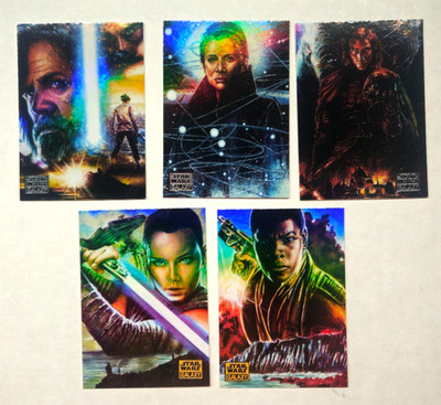 2018 Topps Star Wars Galaxy Complete Legends Complete 5 Card Insert Set *QTY