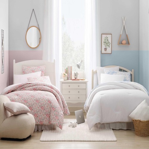 Set Embossed Diamond Textured Bonus Bed Set Includes Comforter Shams Sheet Set a - Picture 3 of 9