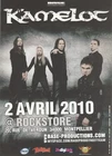 KAMELOT -- Rare French Original Flyer Handbill 2010
