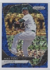 2020 Panini Prizm Tier III Quick Pitch Blue Donut Circle 41/199 Mike Fiers c2a