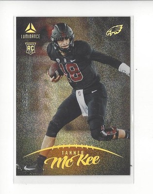 2023 Panini Luminance Orange #143 Tanner McKee RC Rookie Stanford Eagles /50