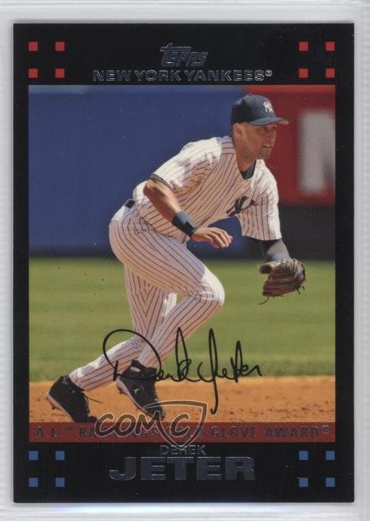2007 Topps Gold Glove Red Back Derek Jeter #301 HOF 1o3