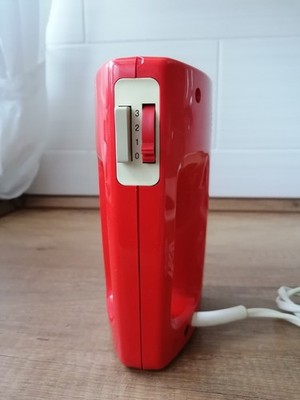 KRUPS 3 MIX 3000 Vintage Handmixer Rührgerät rot Typ 322 ohne Zubehör Ireland