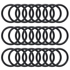 2.2 Inch Dream Catcher Rings, 24 Pcs Plastic Macrame Wreath Floral Hoop Black