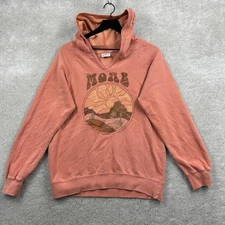 Moab Utah Hoodie Womens Size Small Graphic Logo Cotton Pullover Desert Sol