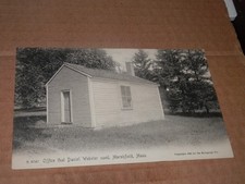 MARSHFIELD MA - 1901-1907 ERA POSTCARD - DANIEL WEBSTER OFFICE - ROTOGRAPH A6747