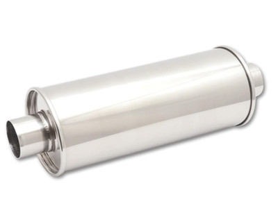 Vibrant 1119 StreetPower Round Muffler 6x9x14 Fits Custom Exhaust