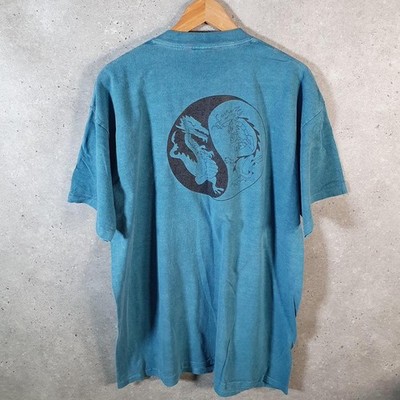 Vintage Oneida 1996 Karate Masters Self Defence Single Stitch TShirt Men XL Blue