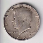 1964-D KENNEDY HALF DOLLAR .50¢ DENVER MINT 90% SILVER COIN UNITED STATES