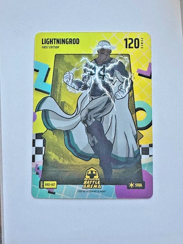 2025 Bo Jackson Battle Arena Alpha Update Lightningrod 80's RAD Battlefoil Steel