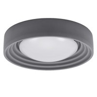 Led Deckenlampe Beton Metall Grau Osram 3000K Click-Dim Ø40Cm Deckenleuchte BüRo