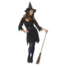 Enchantress Witch Costume Adults Black Dress Hat
