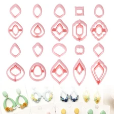 20 Pcs Polymer Clay Cutters, Boho Polymer Clay Molds Set of 20 Shapes Comfort...