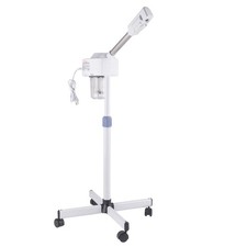 Facial Steamer Stand Touch Screen Hot Mist Ozone Esthetician Spa Salon Rolling