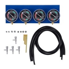 Motorcycle Carburettor Carb Vacuum Gauge Synchronizer Balancer 4 Cylinder Set Motorcycle Carburettor Carb Vacuum Gauge Synchronizer Balancer 4 Cylinder Set