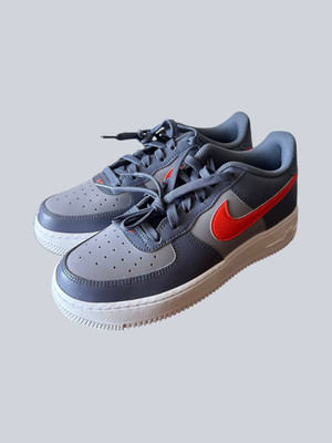Nike Air Force 1 Low Grey Red Sneakers